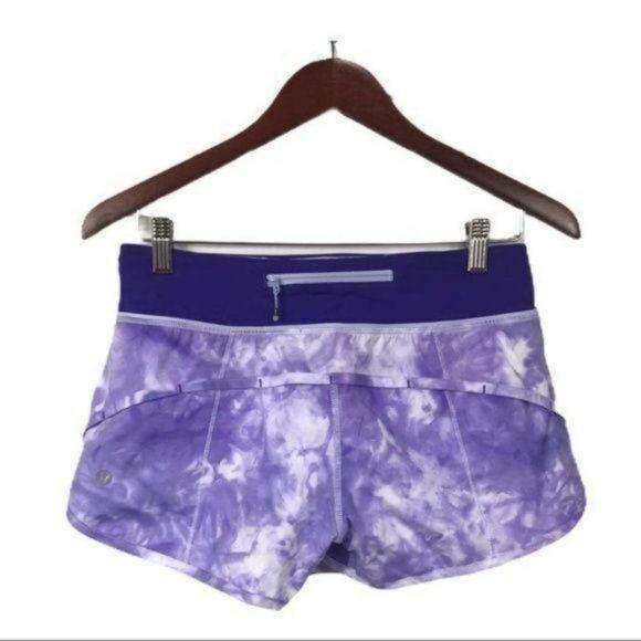 Lululemon Speed Shorts 2.5 Spray Dye Size 4