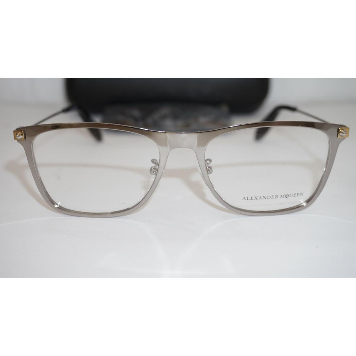 Alexander Mcqueen Eyeglasses Ruthenium Silver AM0091O 003 53 17 145