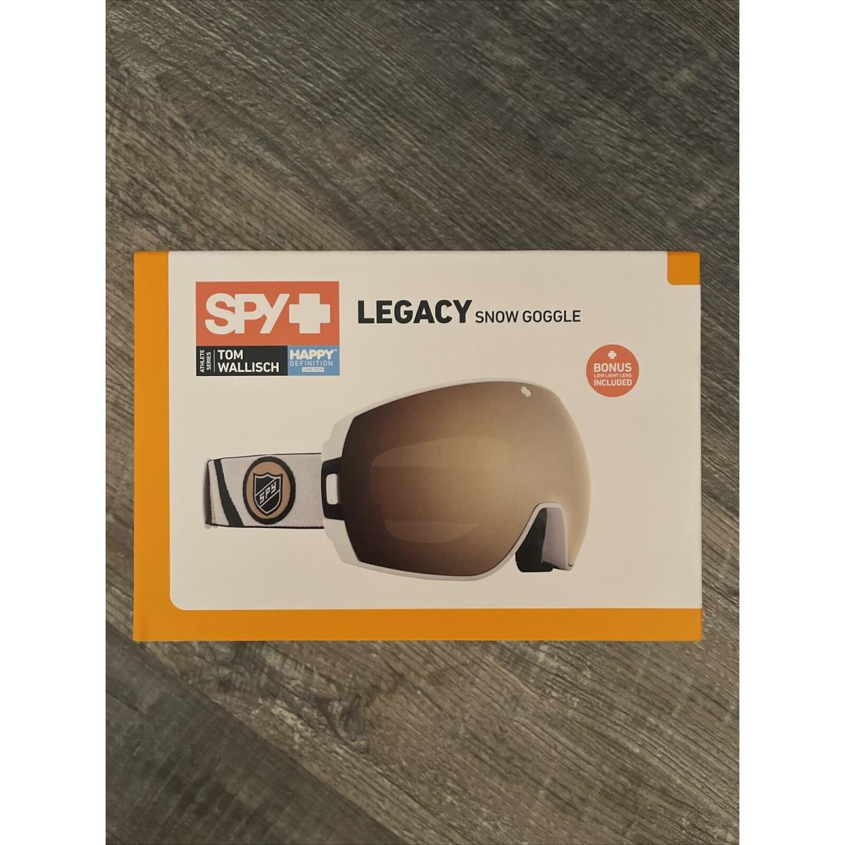 Spy Optic Legacy Snow Goggles - Tom Wallisch / Gold Spectra +bonus Lens