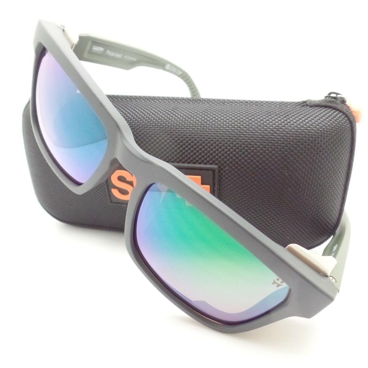 Spy Optics Helm Tech Matte Olive Spectra Polarized Sunglasses - Frame: Matte Olive, Lens: Bronze Olive Spectra Mirror