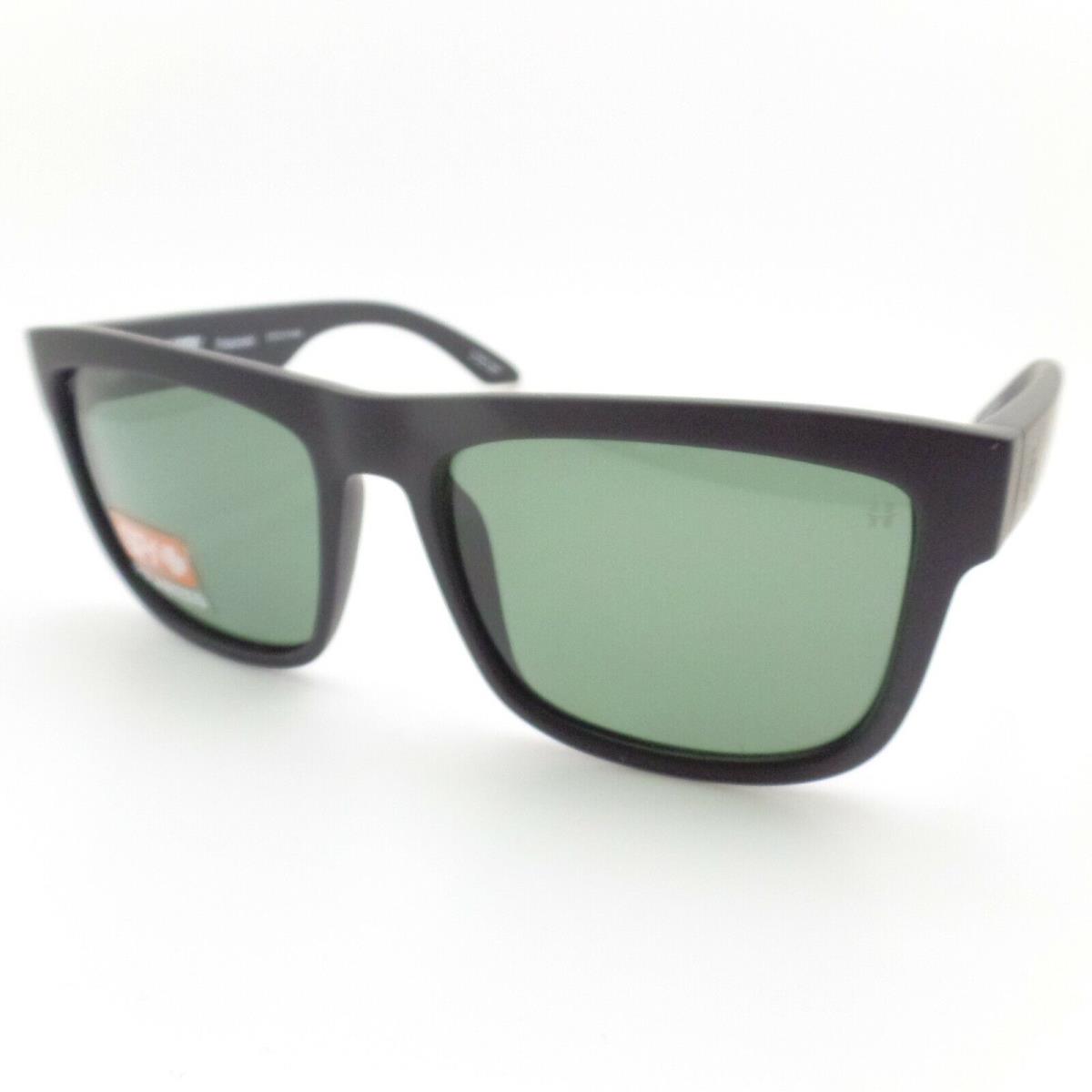 Spy Optics Discord Sosi Matte Black Polarized Sunglasses - Frame: Matte Black, Lens: Grey Green