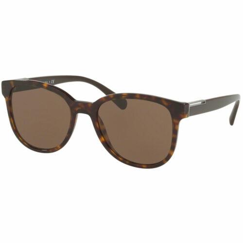 Prada Men`s Sunglasses Brown Lens Havana Acetate Square Frame 08US-2AU8C154
