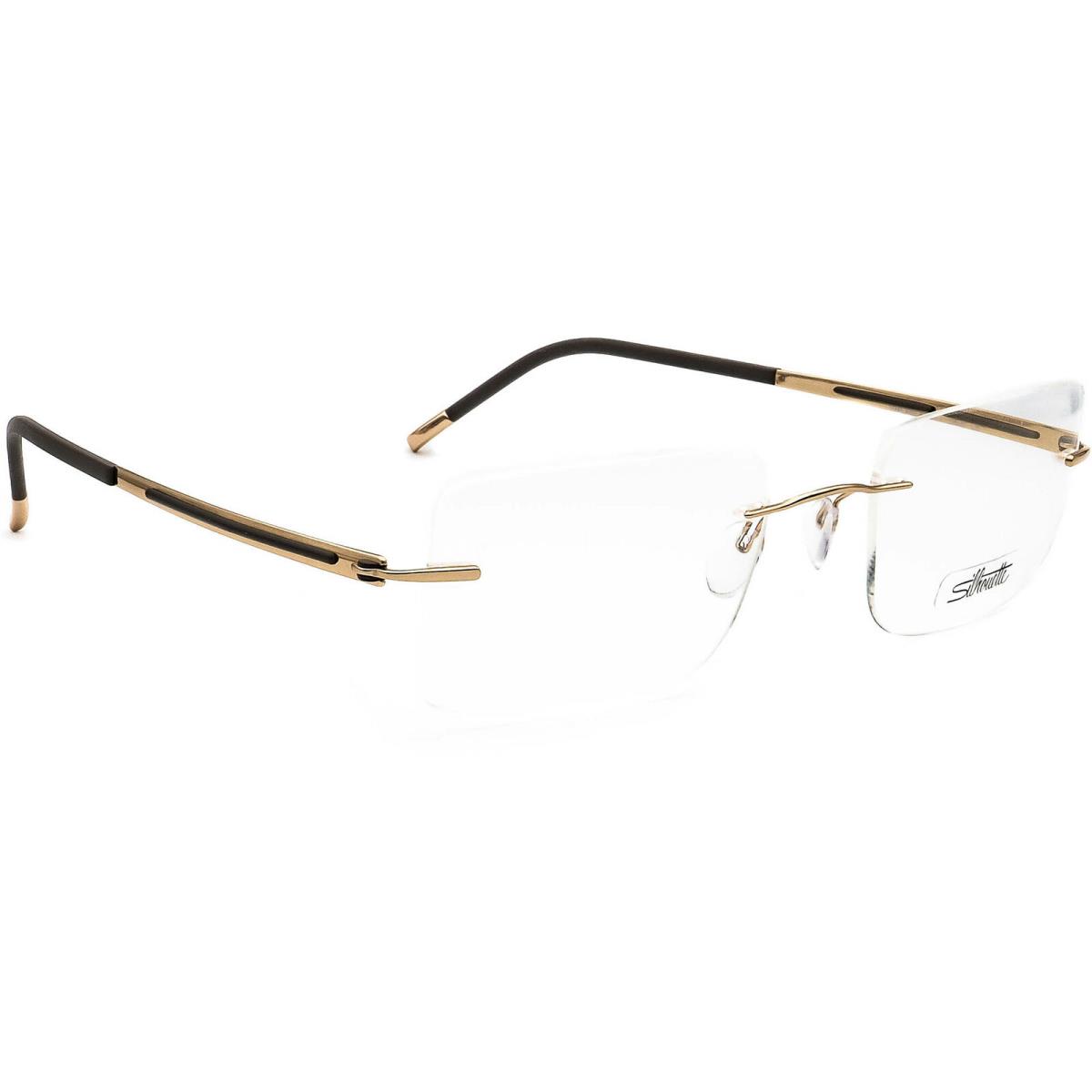 Silhouette Eyeglasses 5260 20 6062 5263 Titan Gold Rimless Austria 54 21 150