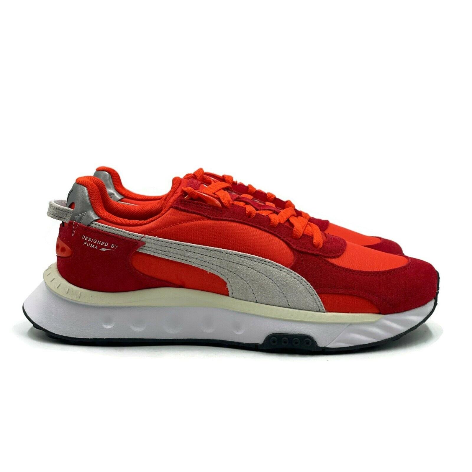 Puma Wild Rider Pickup Mens Size 8 Casual Shoe Red Athletic Trainer Sneaker