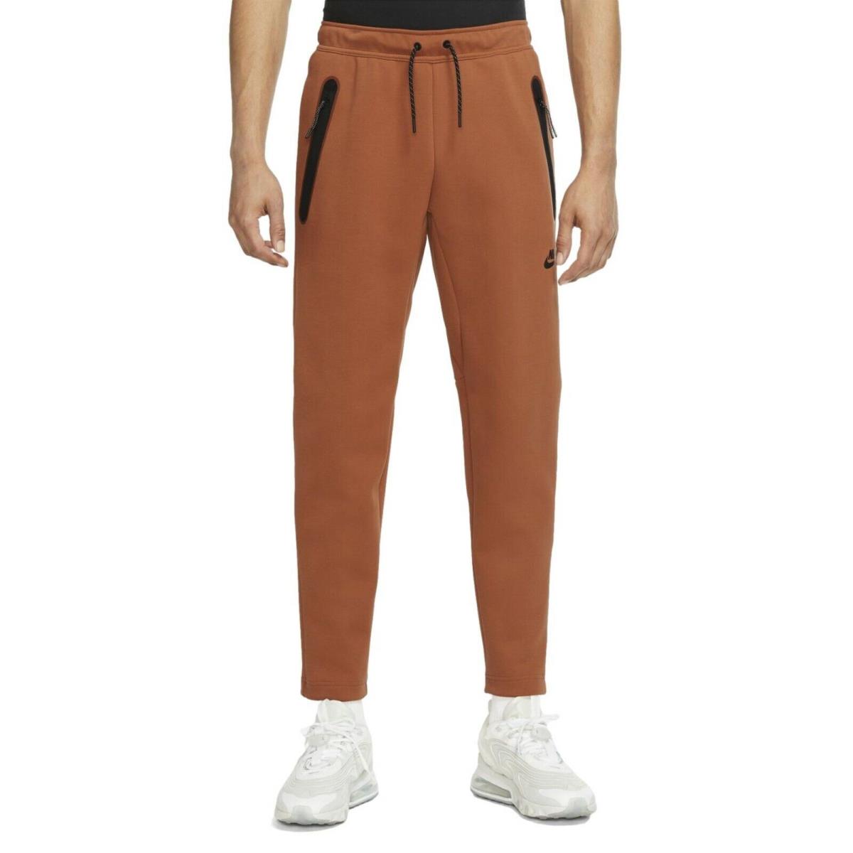 Nike Sportswear Men`s Tech Fleece Open Hem Pants Burnt Sunrise CU4501-825