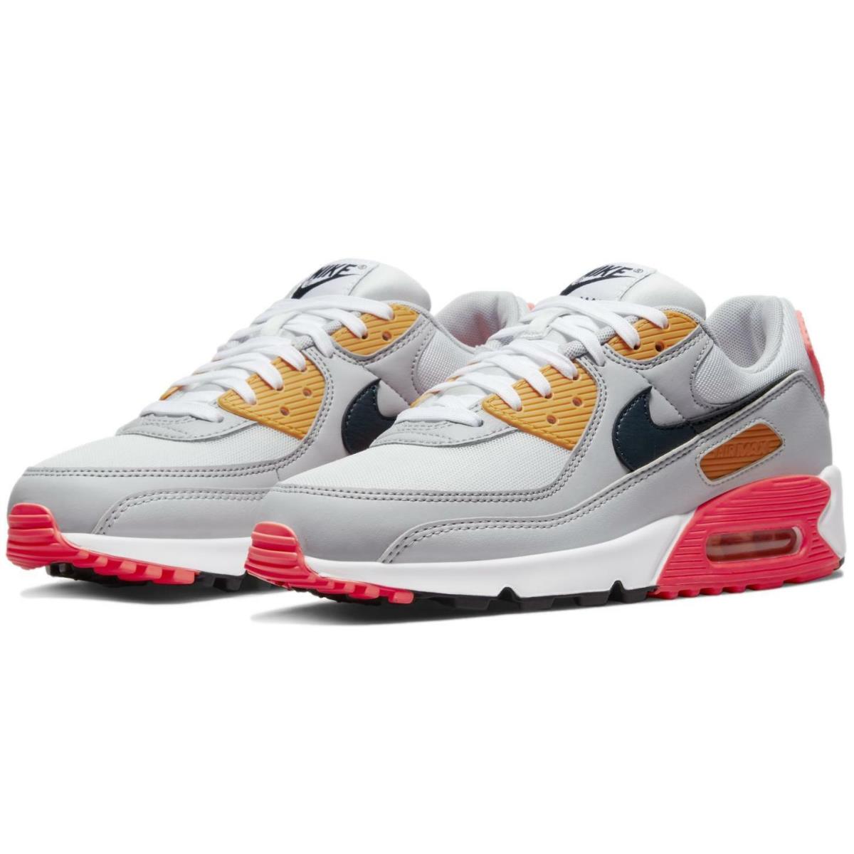 Nike Women`s Air Max 90 `grey Crimson Gold` Shoes Sneakers DH5072-001