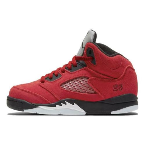 jordan 5 varsity red and black white