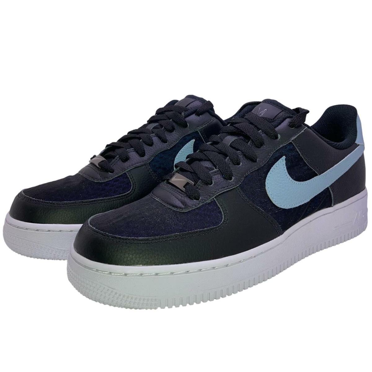 Nike Men`s Air Force 1 Low FM Change By You Shoes Black/blue/white DQ8916-991