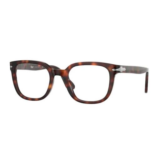 Persol 0PO3263V 24 Havana/ Silver Unisex Eyeglasses