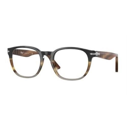 Persol PO3283V 1135 Black Gradient Grey Transparent 50 mm Men`s Eyeglasses