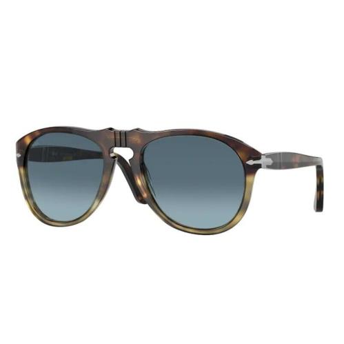 Persol 0PO0649 1158Q8 Tortoise Spotted Brown/ Azure Blue Gradient Sunglasses