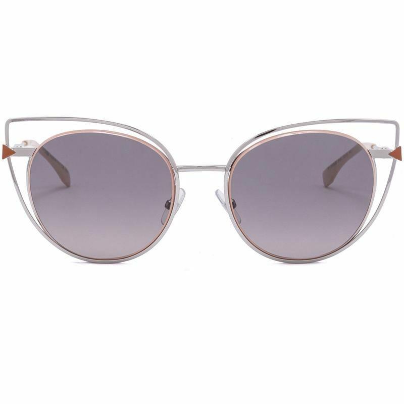 Fendi Sunglasses Palladium Grey Gradient Lens Women FF0176S-010-53