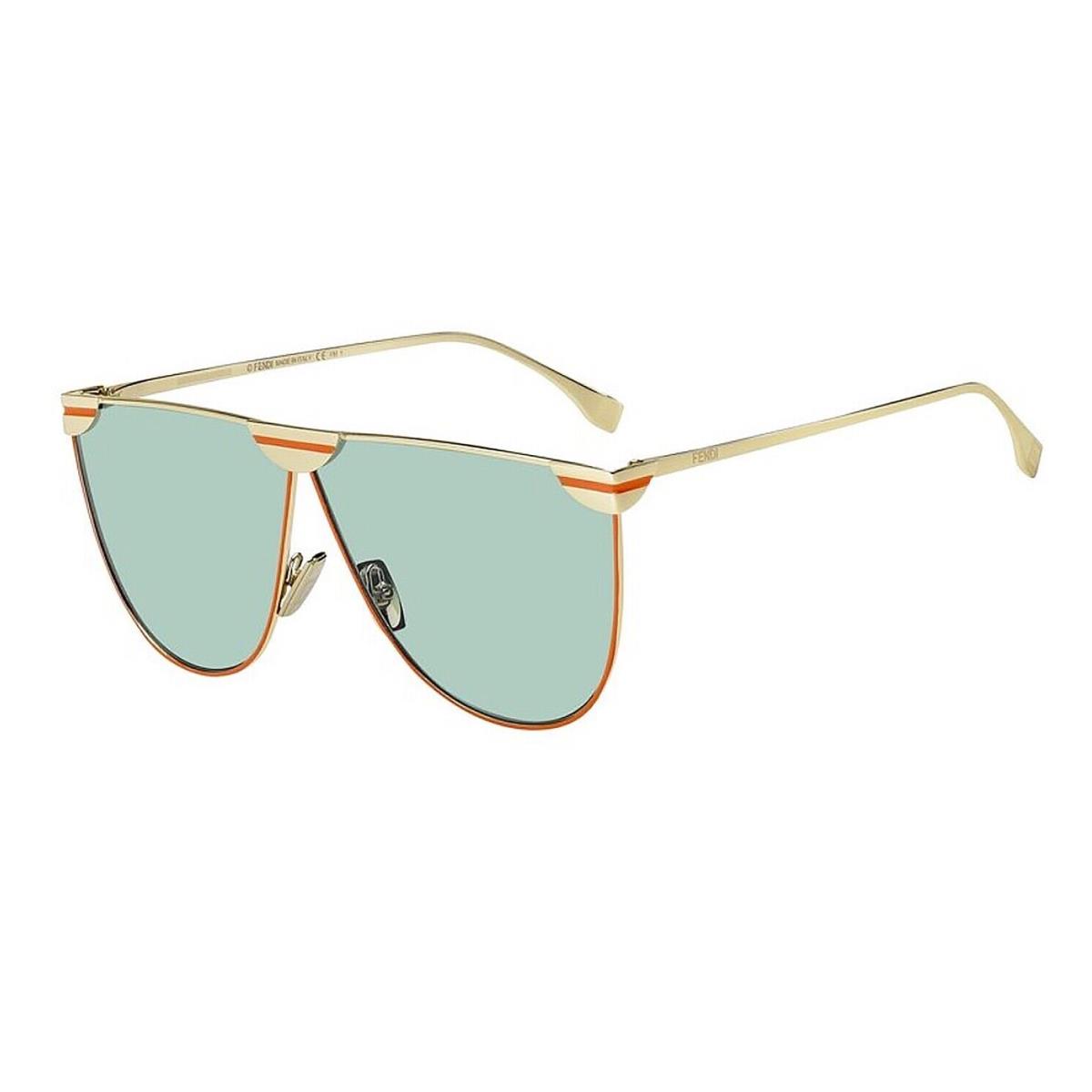 Fendi sunglasses  - Frame: Gold, Lens: Green 4