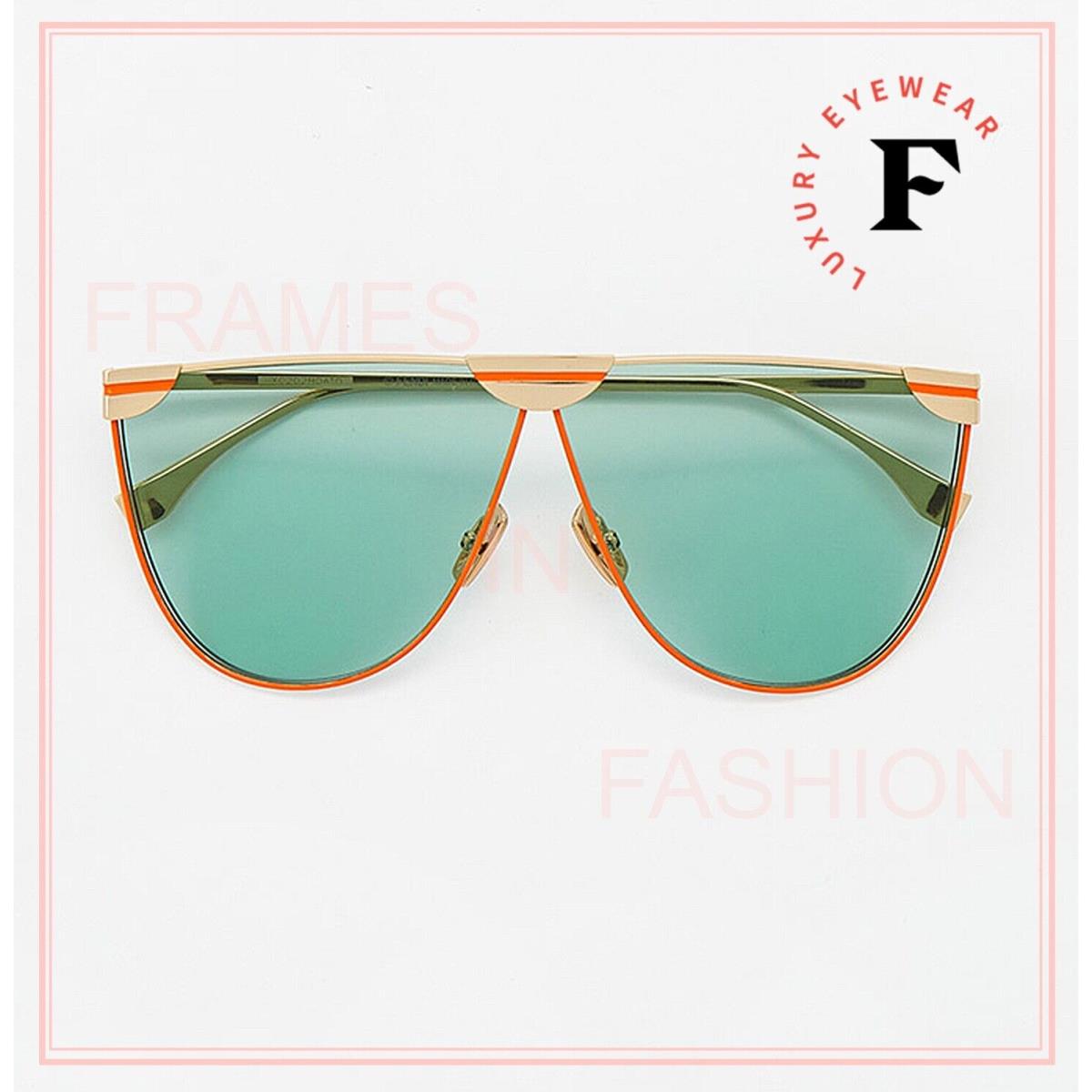Fendi sunglasses  - Frame: Gold, Lens: Green 2