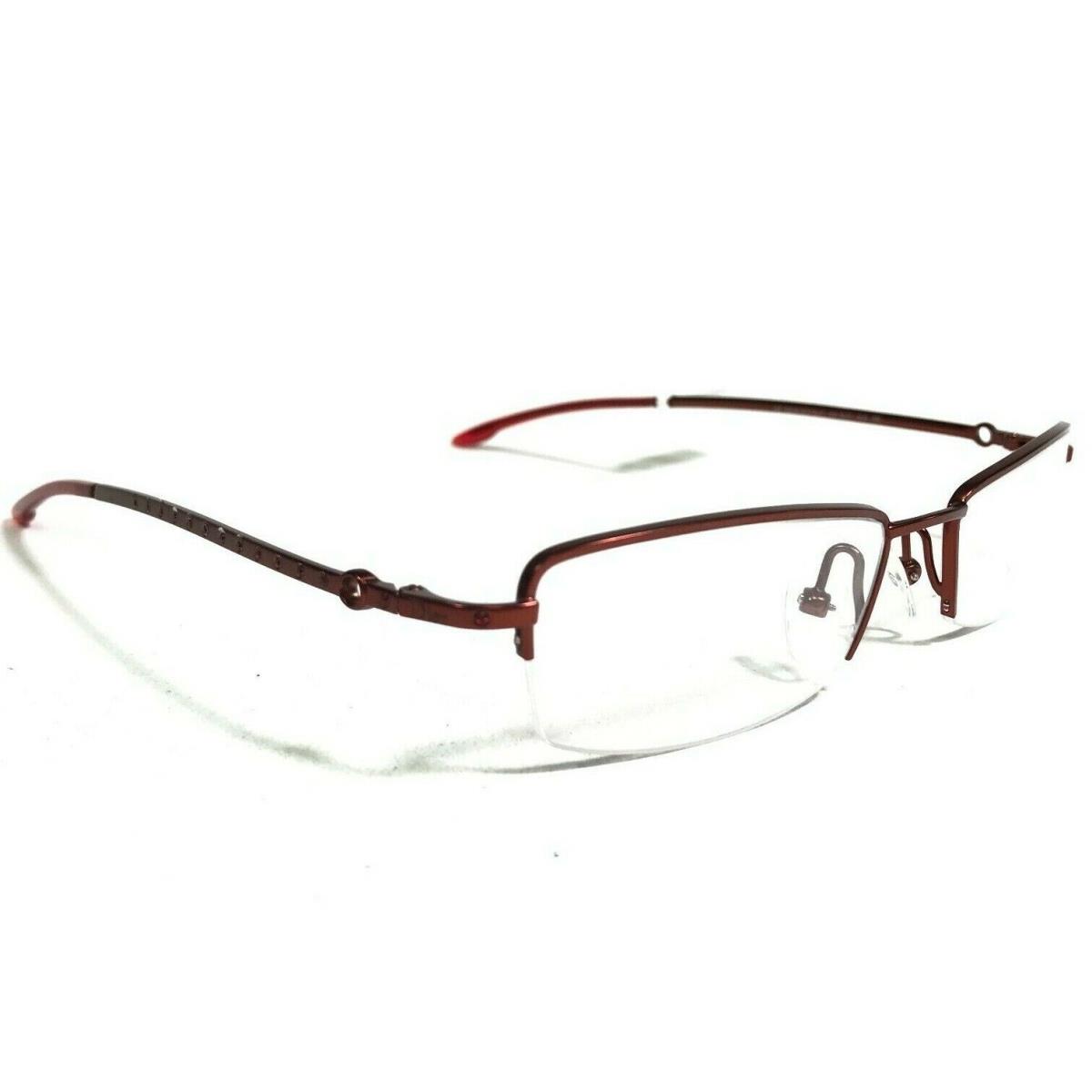 Christian Dior CD3627 HJ3 Eyeglasses Frames Red Rectangular Half Rim 51-17-135