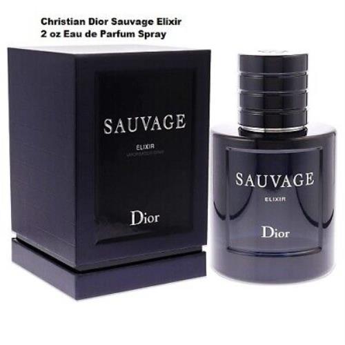 C.dior Sauvage Elixir 2 oz Eau de Parfum Edp Spray