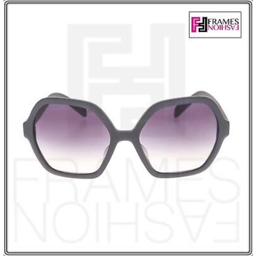 Prada sunglasses  - UFG-4W1 , Gray Frame, Violet Lens