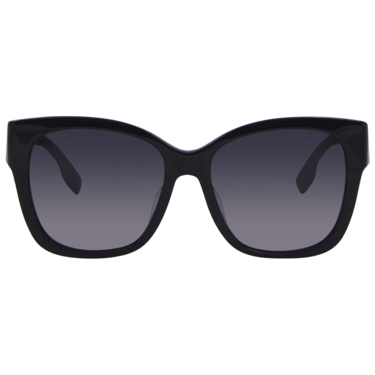 Burberry Ruth BE4345F 3001T3 Sunglasses Women`s Black/polarized Grey 56mm