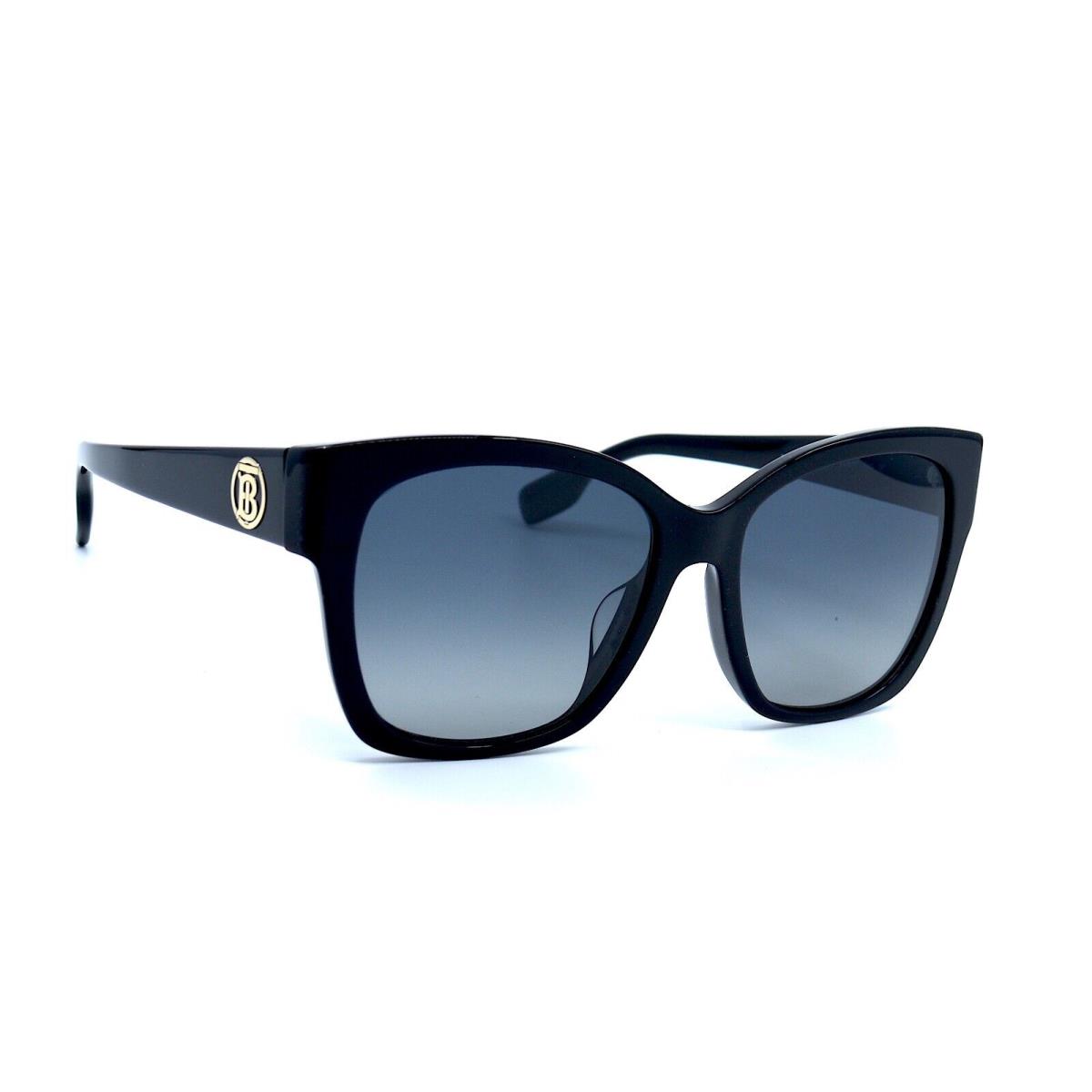 Burberry BE4345F Black Grey Polarized Lens Sunglasses 56-17