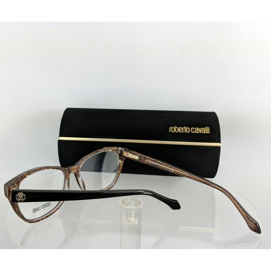 Roberto Cavalli eyeglasses  - Black/Gold Frame, Clear Lens 4