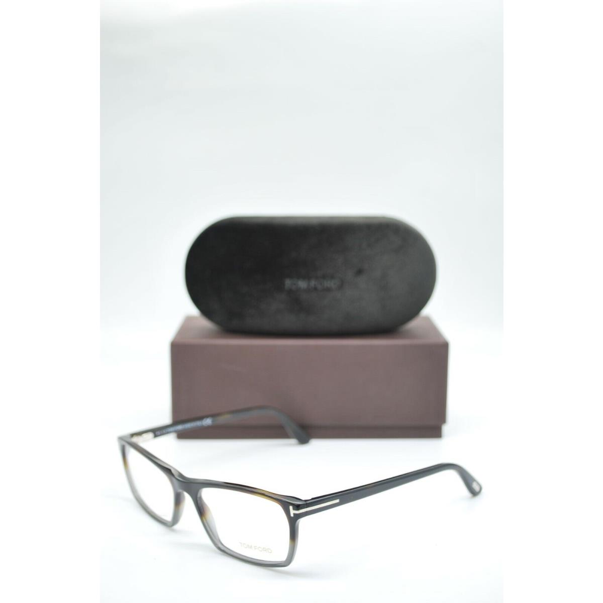 Tom Ford TF 5295 055 Havana Gray Eyeglasses Frames 56-17