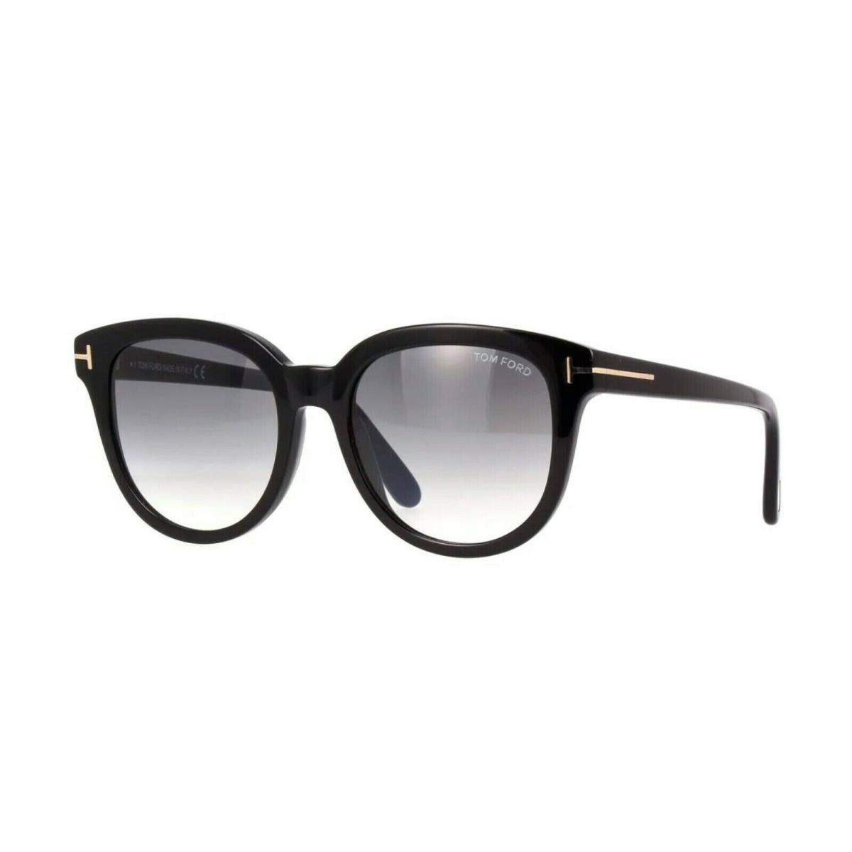 Tom Ford FT 0914 01B Sunglasses Shiny Black Gradient Smoke Lens