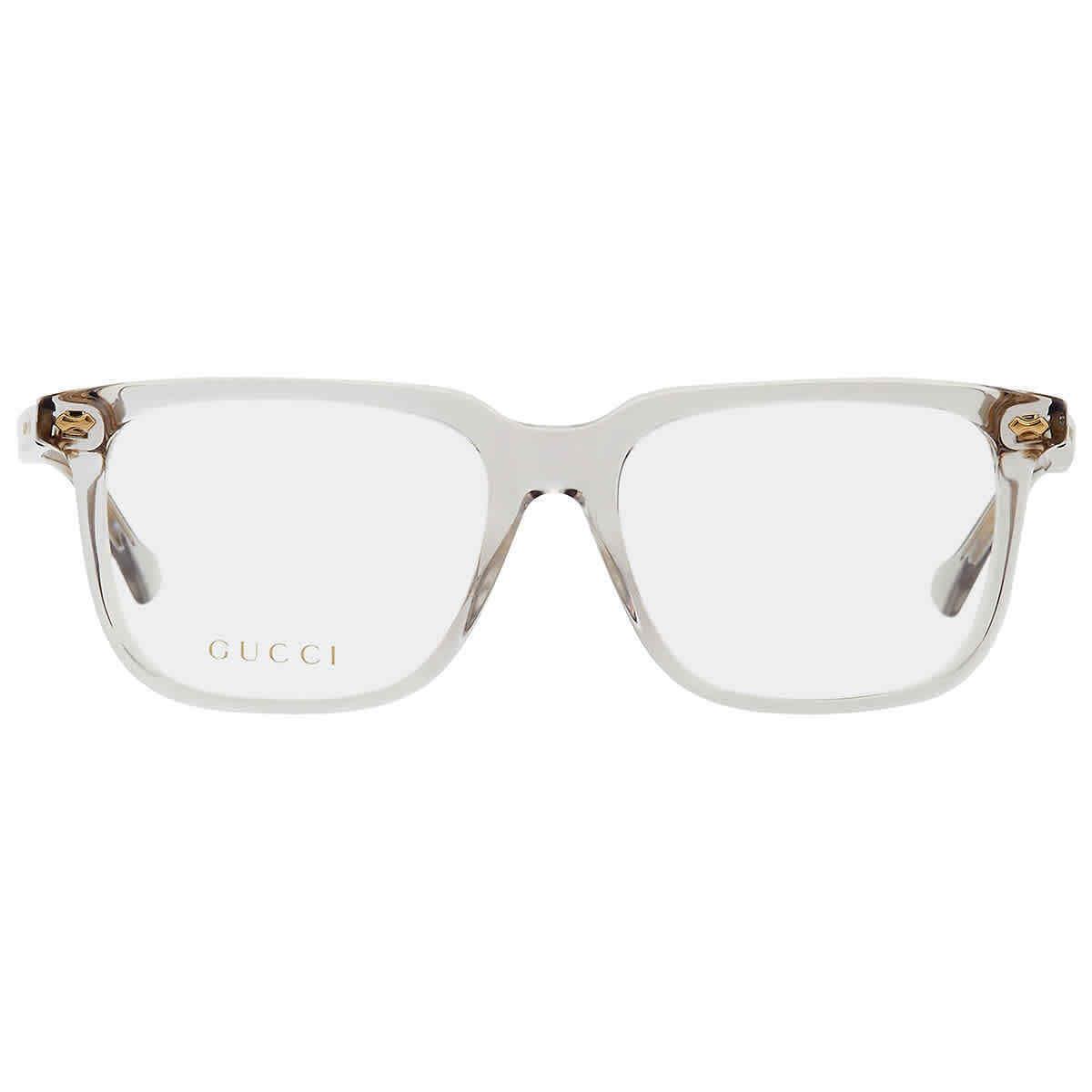 Gucci Demo Square Men`s Eyeglasses GG0737O 016 56 GG0737O 016 56