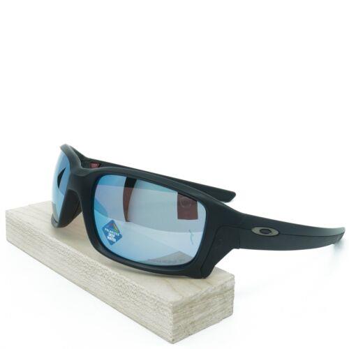OO9331-05 Mens Oakley Straightlink Polarized Sunglasses - Black/prizm H2O - Black Frame, Blue Lens