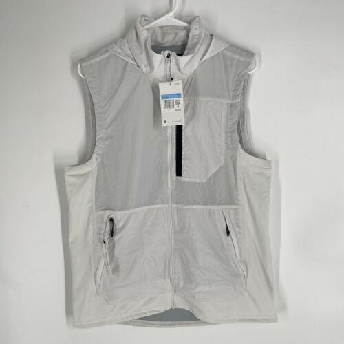 Nike Mens White Tech Pack Hooded Training Vest Jacket CD5720-094 Size M