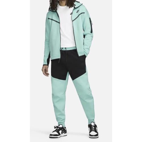 Nike Sportswear Tech Fleece Washed Teal Black Joggers Men s Sz 3XL CU4495-392