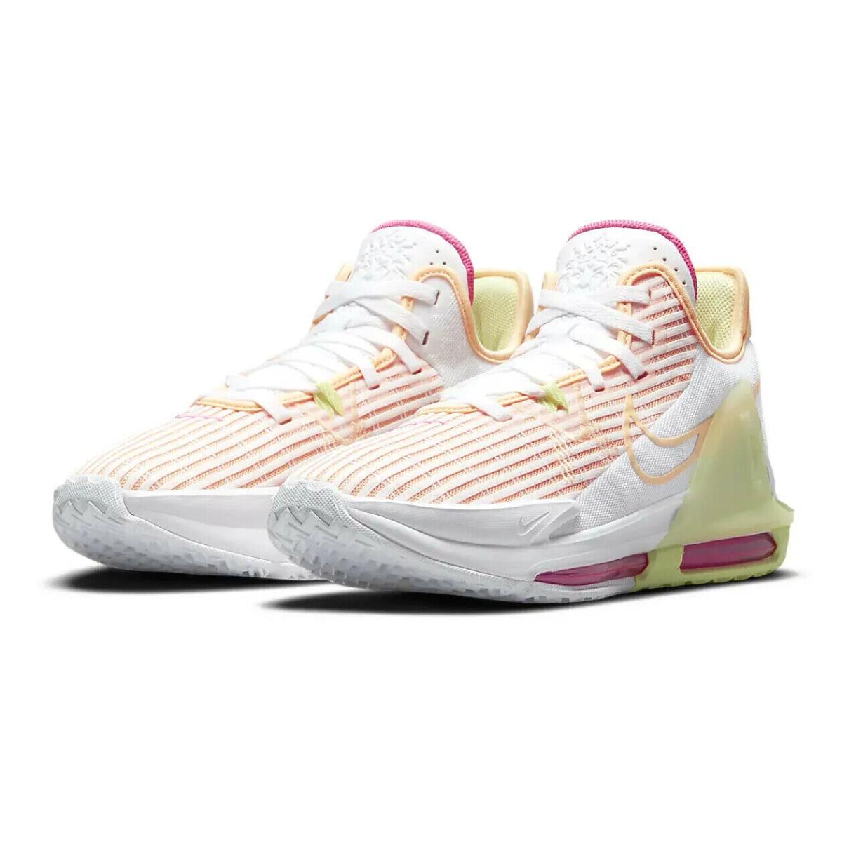 Nike Lebron Witness 6 VI Mens Size 10 Sneaker Shoes CZ4052 101 White Melon