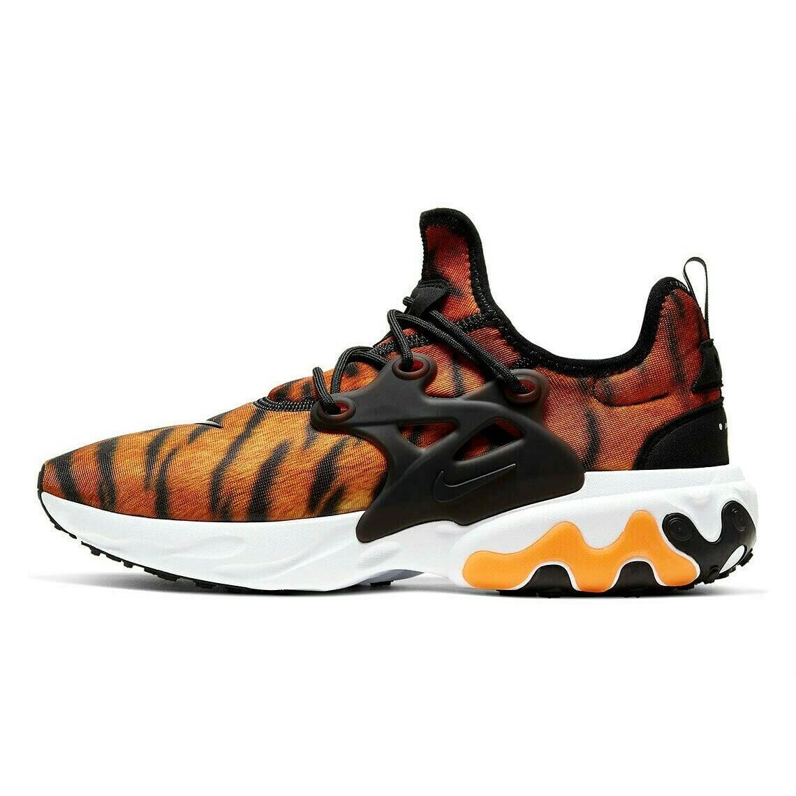 orange nike react presto