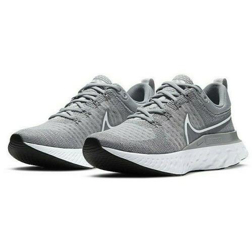 Nike React Infinity Run FK 2 Mens Size 9 Shoes CT2423 001 Grey wm sz 10.5