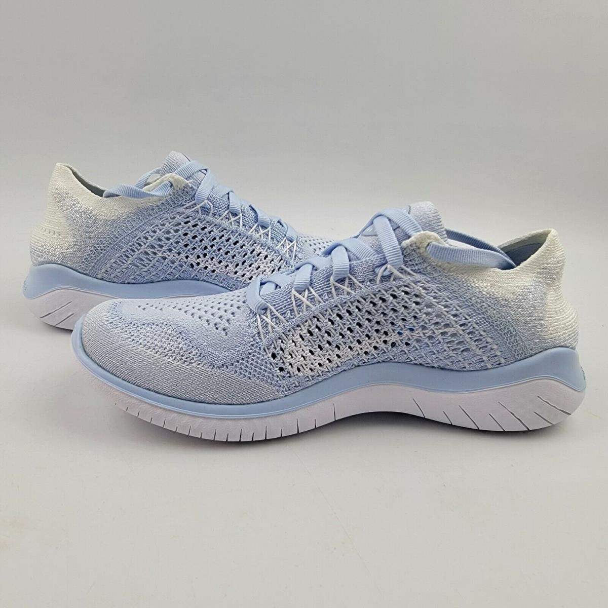 Nike Free Flyknit 2018 Shoes Hydrogen Blue White 942839-402 Womens 5 | 884802508311 - Nike shoes Free Flyknit - Blue | SporTipTop
