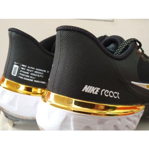 Nike shoes  - Black / Metallic Gold 4