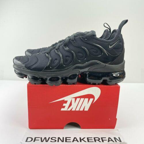 vapormax plus black size 9