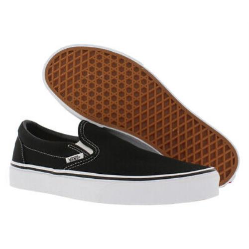 vans slip on classic black white