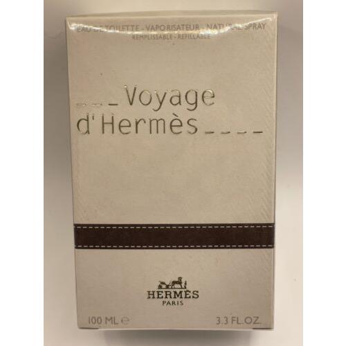 Voyage D`hermes By Hermes 3.3oz/100ml Edt Unisex Spray Refillable