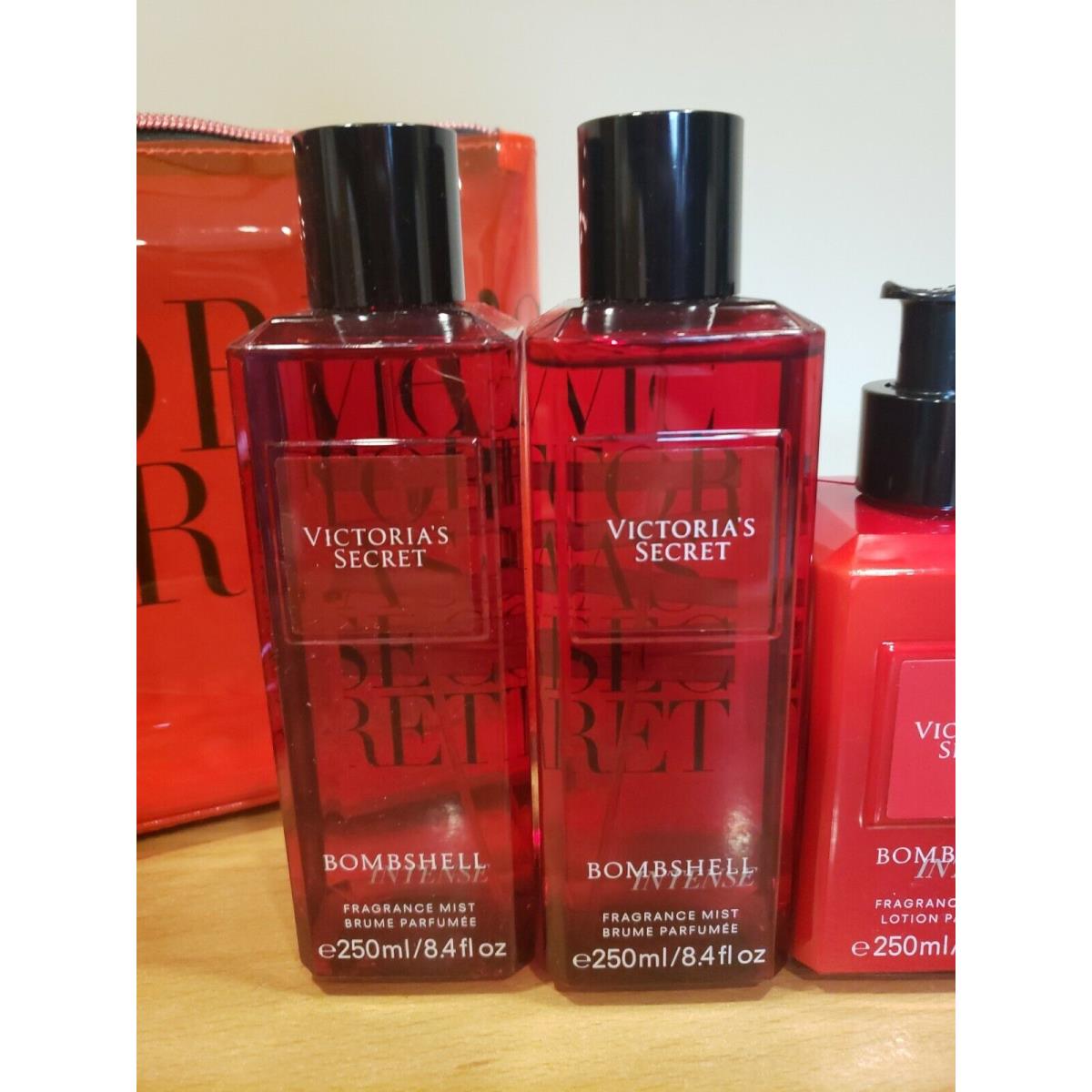 Victoria`s Secret Bombshell Intense Fragrance Lotion and 2 Mist 8.4 Fl.oz