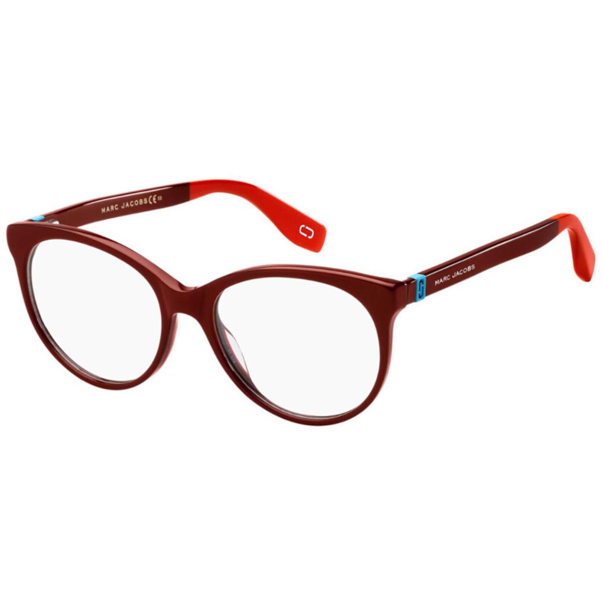 Marc Jacobs Marc 350 Lhf Eyeglasses Bordeaux Frame 52mm