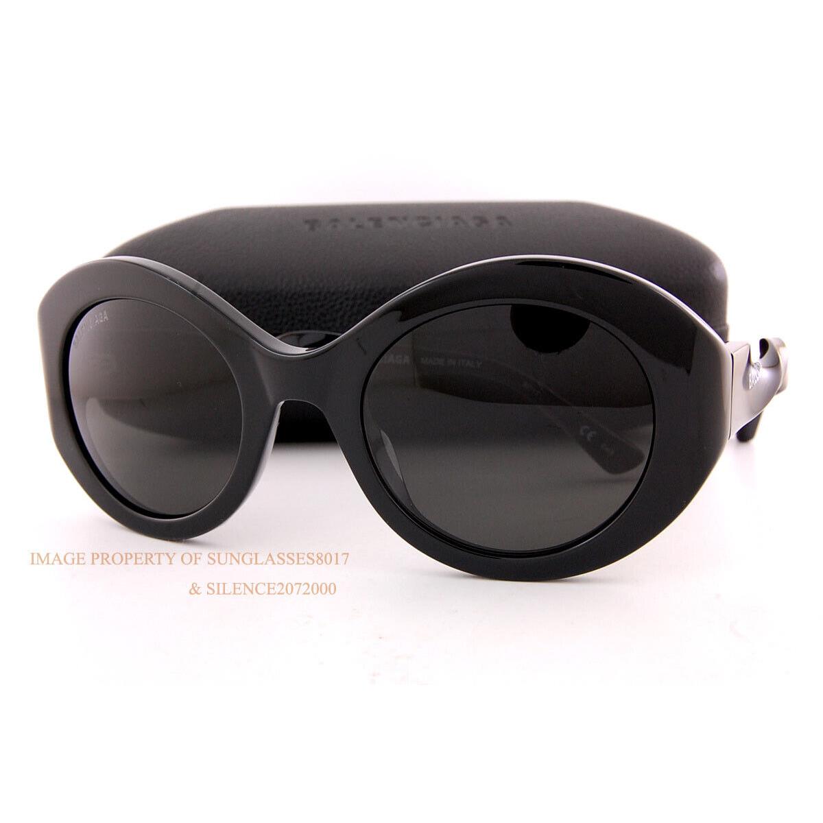 Balenciaga Sunglasses BB 0208/S-001 Black/ Dark Grey For Women