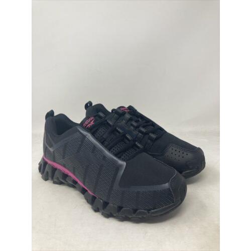 Reebok Women s Zigwild TR 6 Trail Running Shoes Size 10 US Black/cold Grey/pink