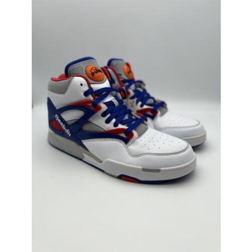 Reebok Pump Omni Zone II 90`s Rule Shoes Sneakers H01315 White Blue Mens SZ 10