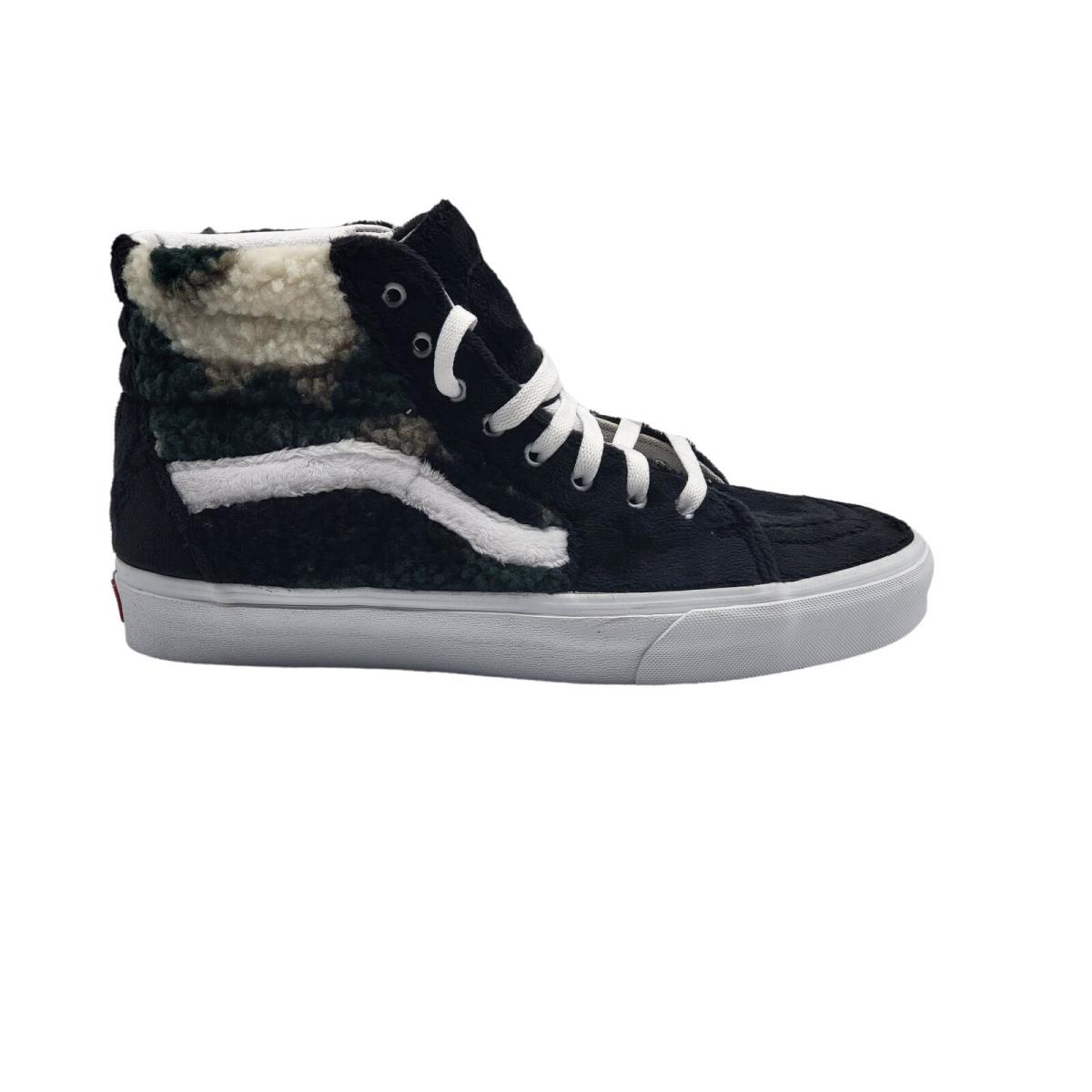 Vans Sherpa Sk8-Hi Camo Black Shoes Size 11