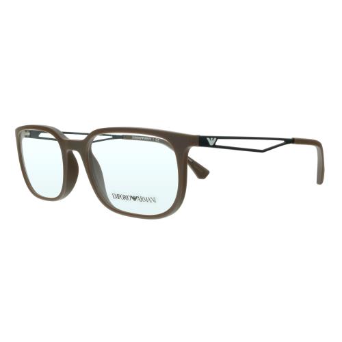 Emporio Armani 0EA3174 5260 Matte Brown Pillow Eyeglasses