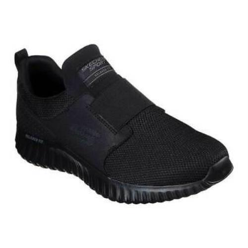 Skechers Sport Depth Charge Slip-on Athletic Shoe - Mens 8 Black Size 8.0
