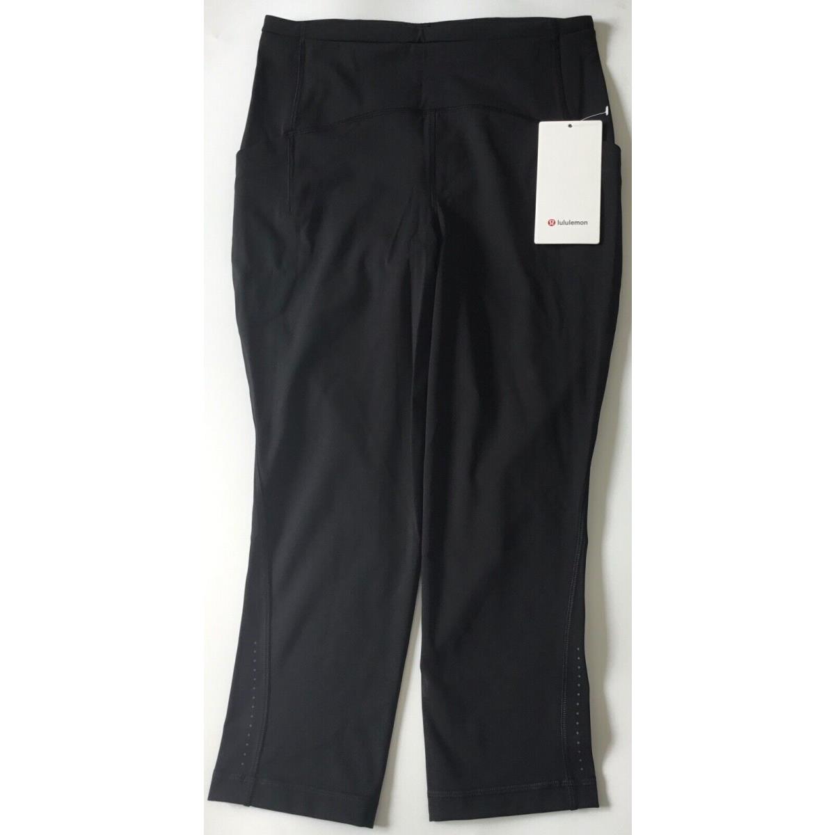 Lululemon Women Swift Speed HR Crop 21 Luxtreme LW6BJ9S Black Size 6