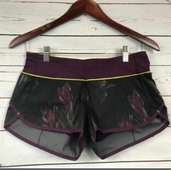 Lululemon Speed Shorts Midnight Iris Purple Size 4