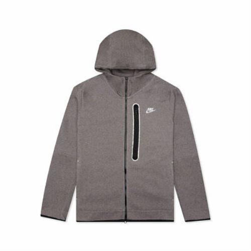 Nike Men`s Sportswear Tech Fleece Full-zip Hoodie Ironstone DD4688-004