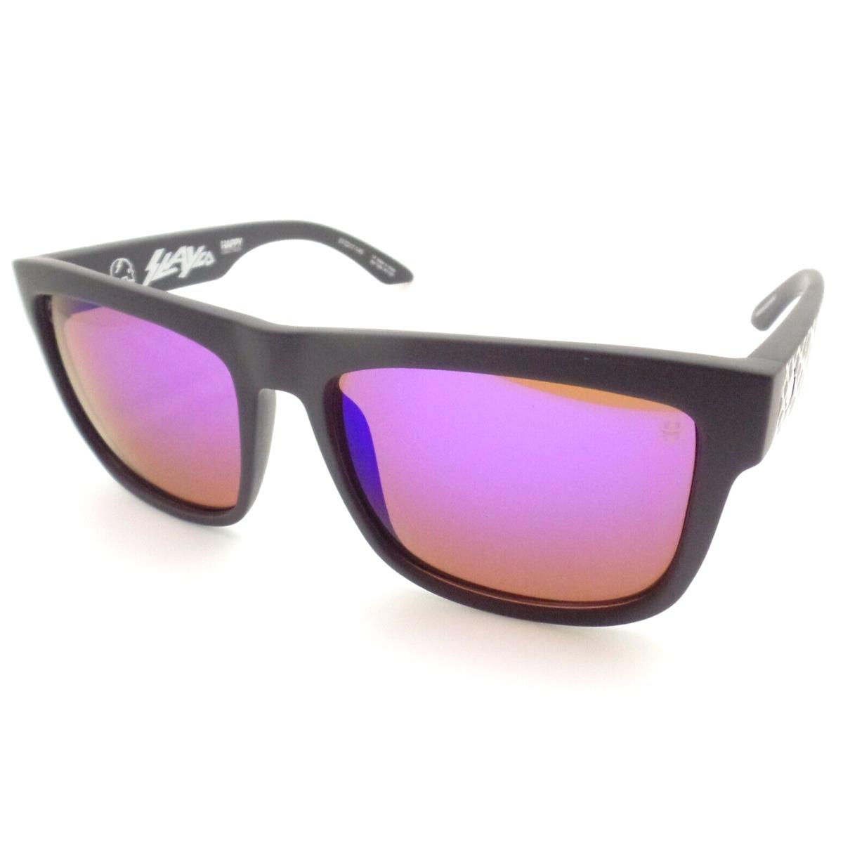 Spy Optics Discord Slayco Matte Black Viper Purple Sunglasses - Frame: Slayco Matte Black Viper, Lens: Bronze Purple Spectra